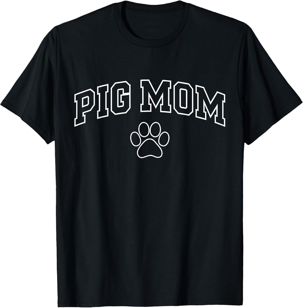 Pig Mom Typography Design