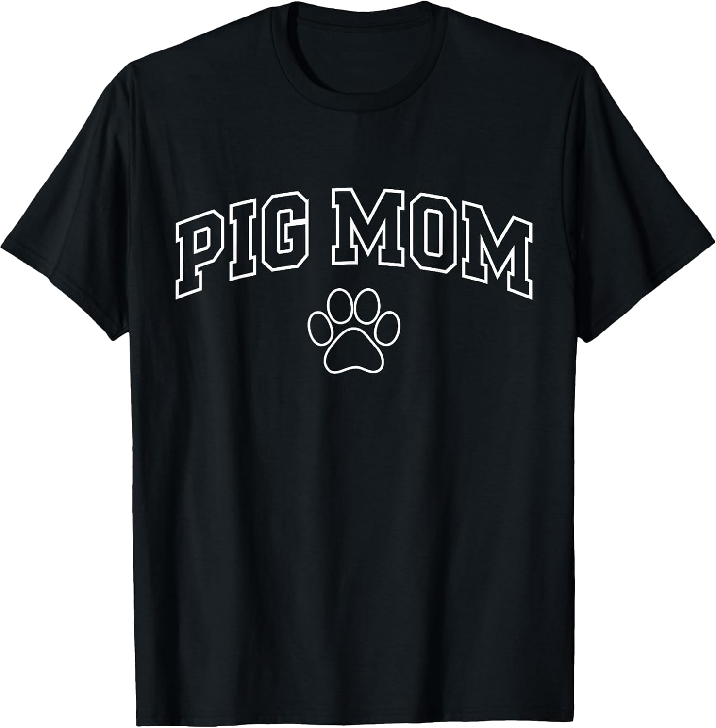 Pig Mom Typography Design