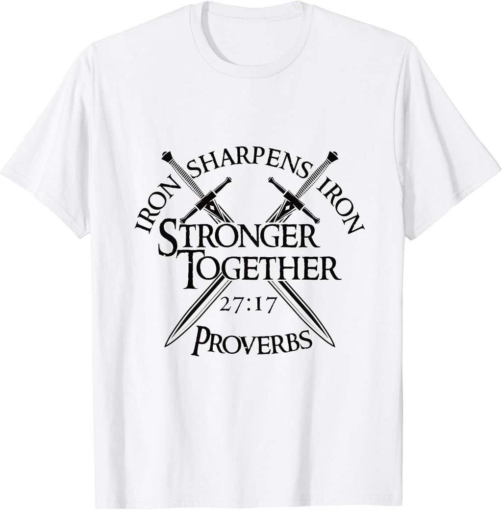 Iron Sharpens Iron Christian Faith Bible Verse