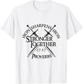 Iron Sharpens Iron Christian Faith Bible Verse