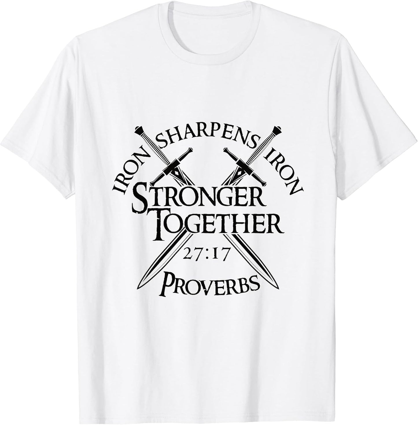 Iron Sharpens Iron Christian Faith Bible Verse