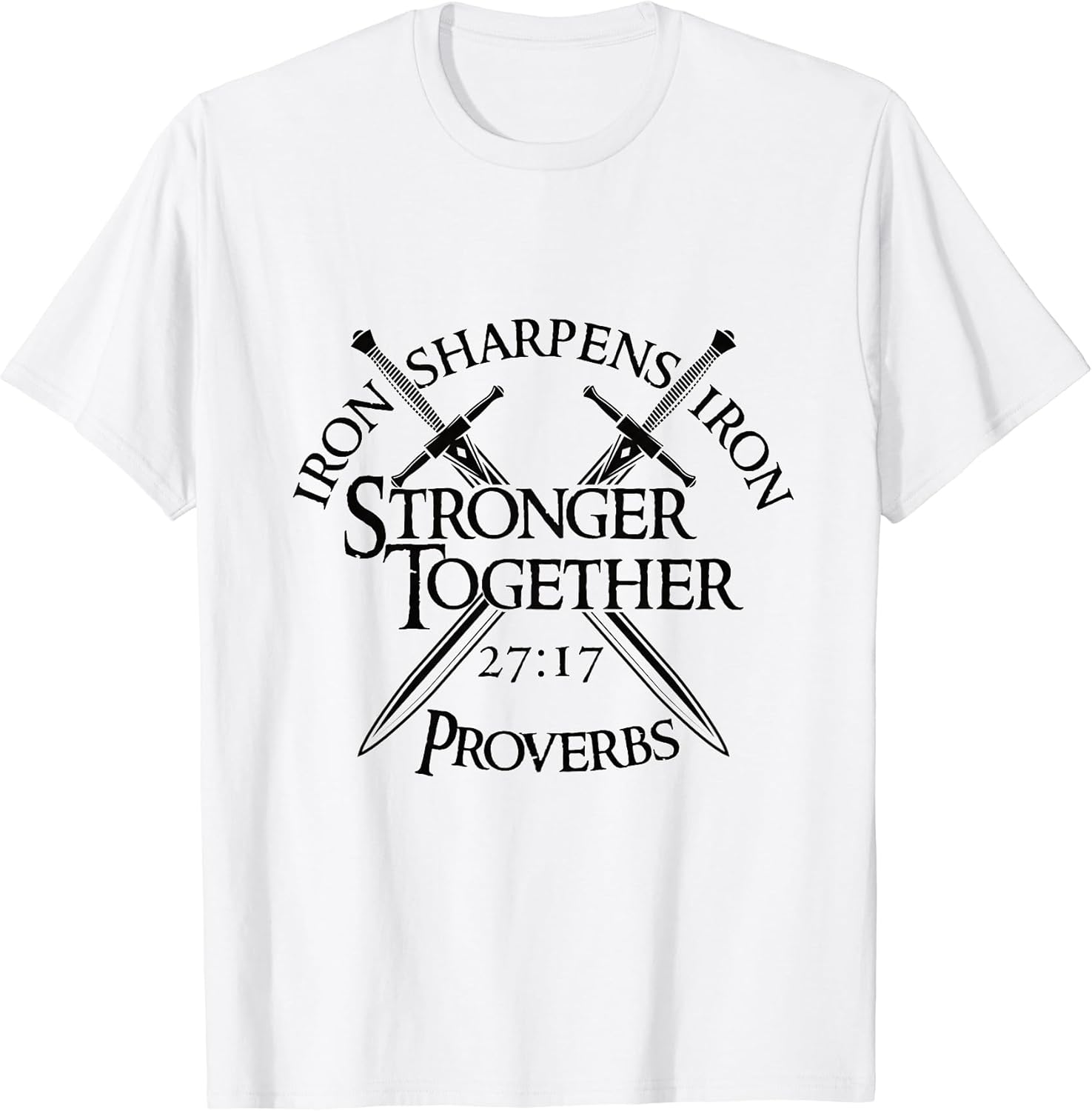 Iron Sharpens Iron Christian Faith Bible Verse
