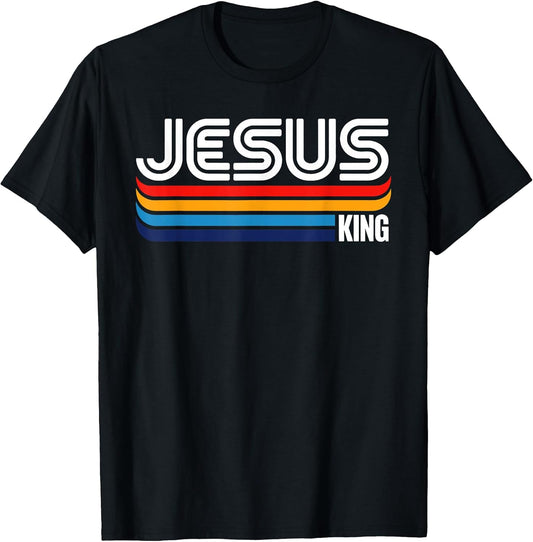 Jesus King vintage retro look