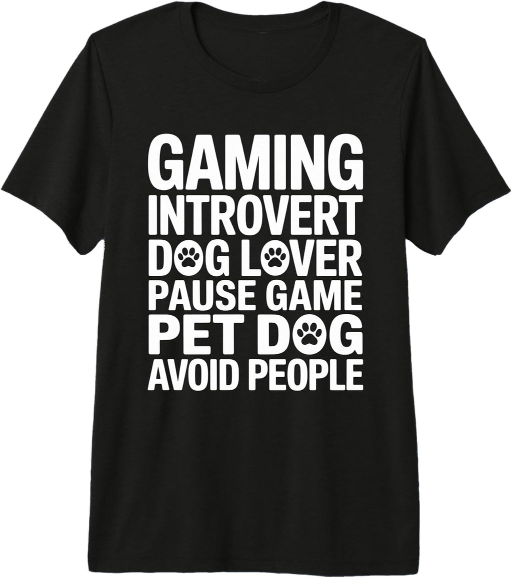 Dog Lover Introvert Gaming
