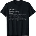 Funny Pilot T Shirt Definition Dad Father's Day