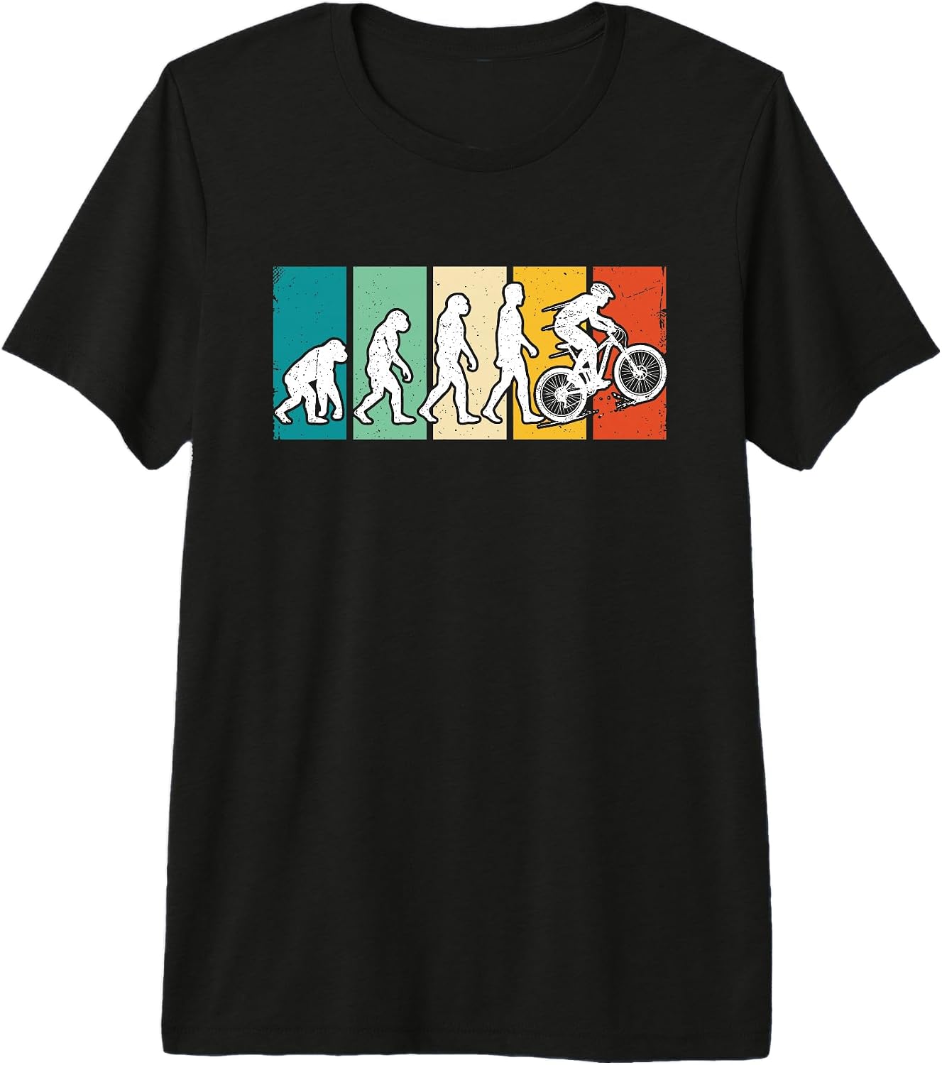 Funny Cyclist Evolution Bike Riding Men