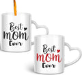 Blushtier Mother Gifts for Women Best Mom Ever Color Changing Coffee Mug 11 oz Mom Heat Sensitive Mug White Ceramic Cup Funny Mom Birthday Gift from Kids Daughter Son