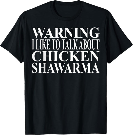 Cool Chicken Shawarma Humor Quote Merch