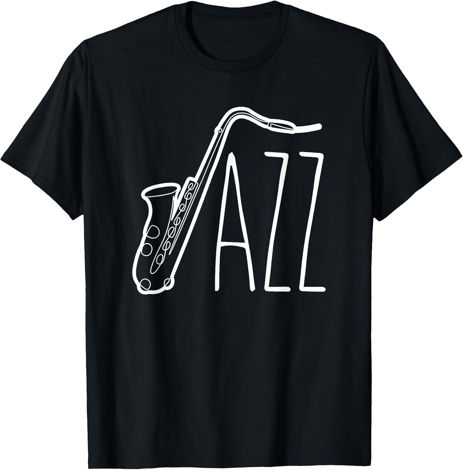 Cool Saxophone For Men Women Jazz Music Band Musician Player T-Shirt