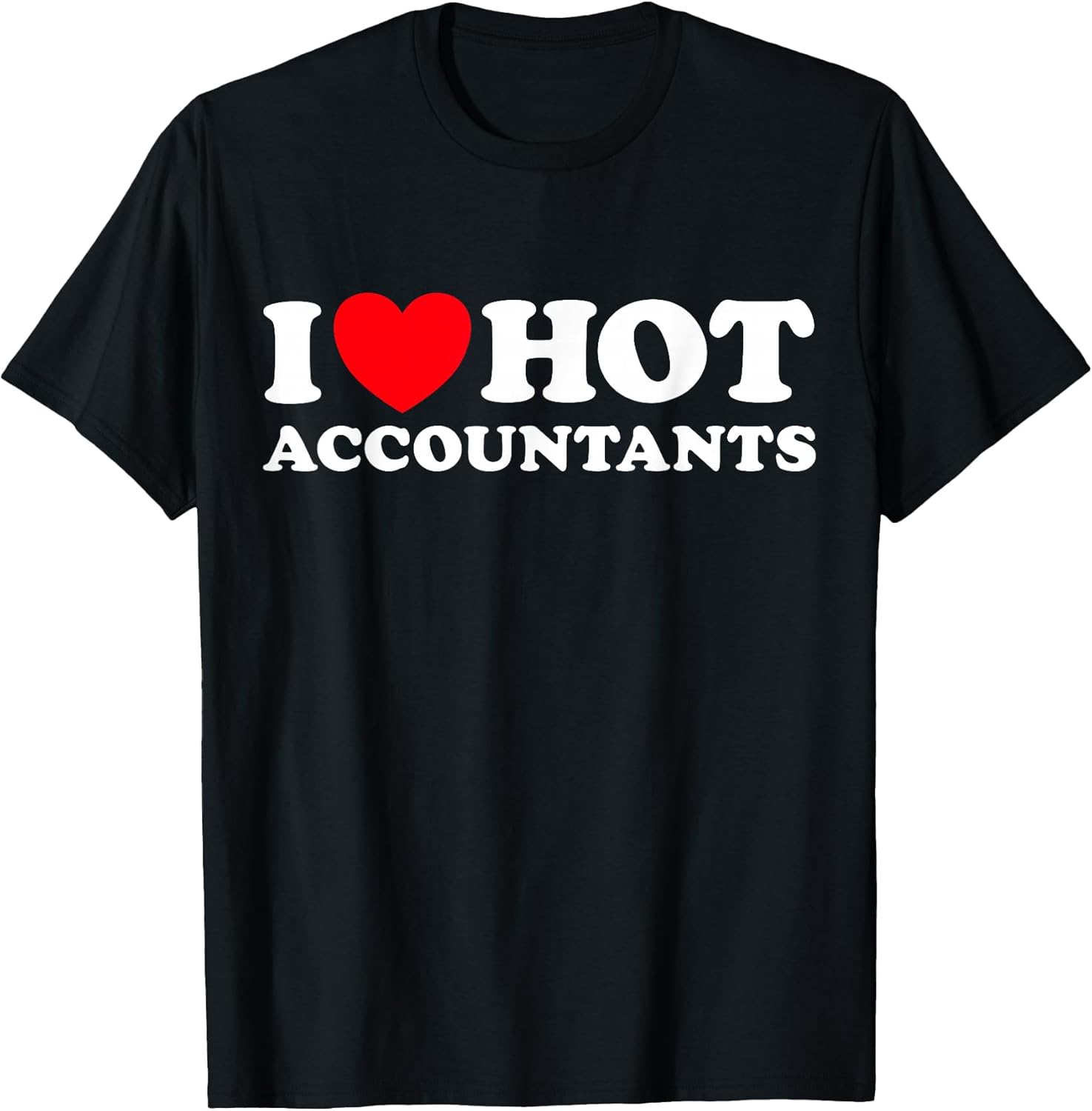 I Heart Hot Accountanting Record Keeper Fan Design
