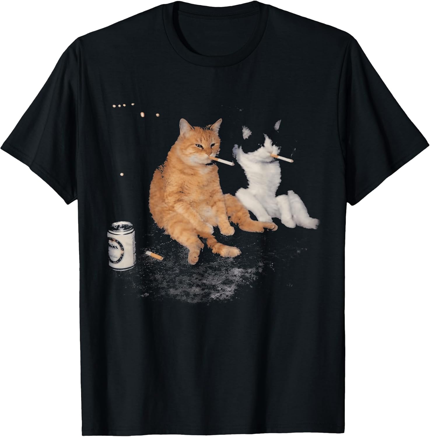 Funny Smoking Cat Cigarette Kitty Gen Z Meme
