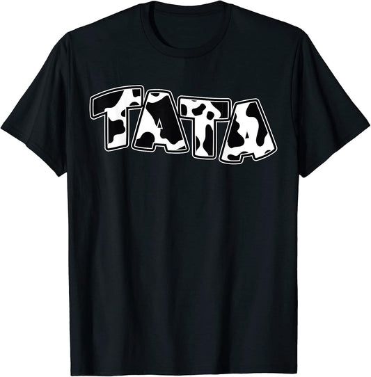 Tata Cow Print Cow Pattern Mother Grandma Funny