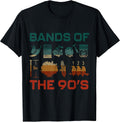 Retro Popular Music Bands of the 90s Vintage 90s Music Lover T-Shirt