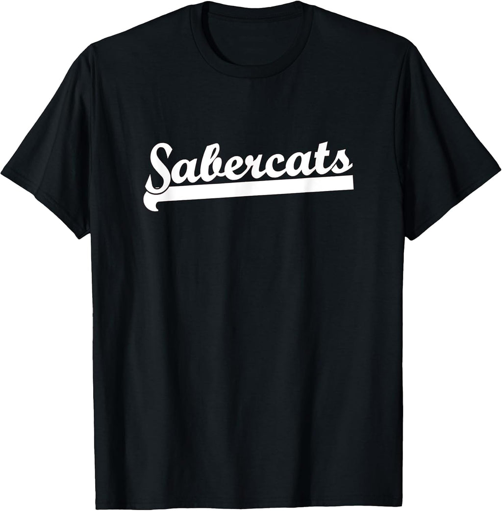 Sabercats Team Mascot Sports Player Gamer Stuff
