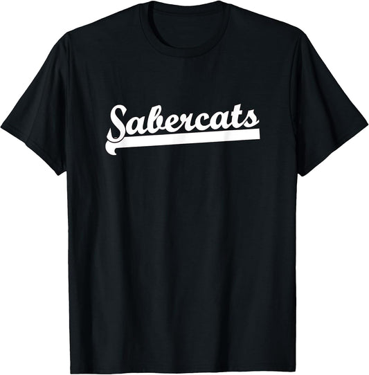 Sabercats Team Mascot Sports Player Gamer Stuff