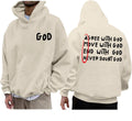 Christian Hoodies for Men Inspirational God Faith Jesus Sweatshirts Vintage Bible Verse Graphic Pullover Hoodie