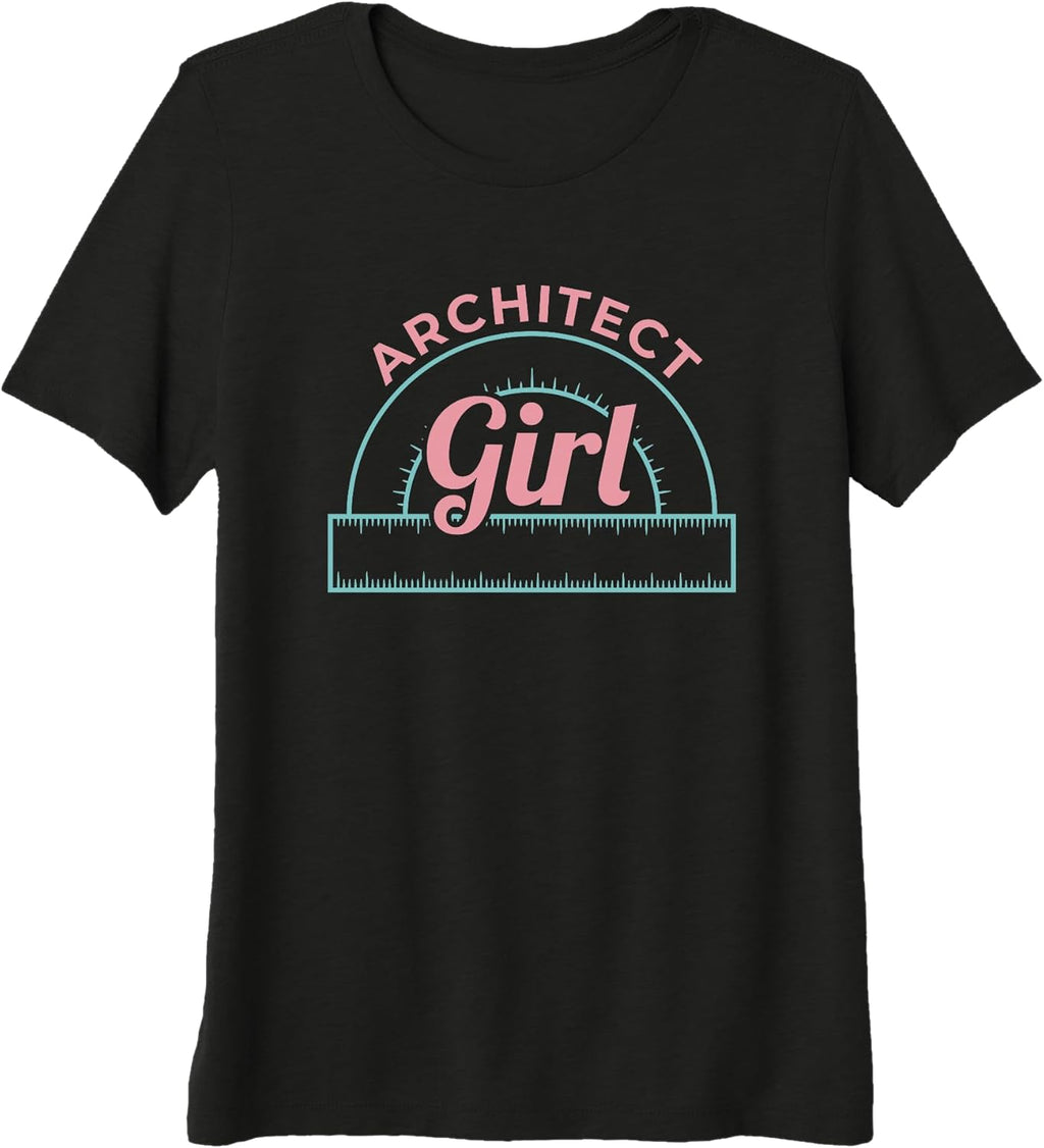 Funny Architect Graphic Shirts for Girls
