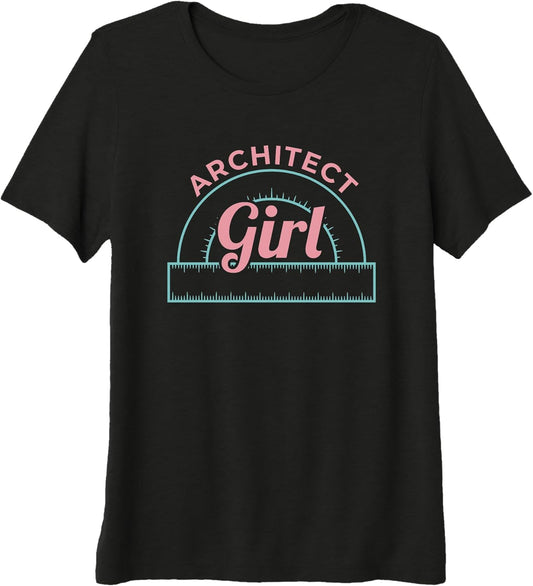 Funny Architect Graphic Shirts for Girls