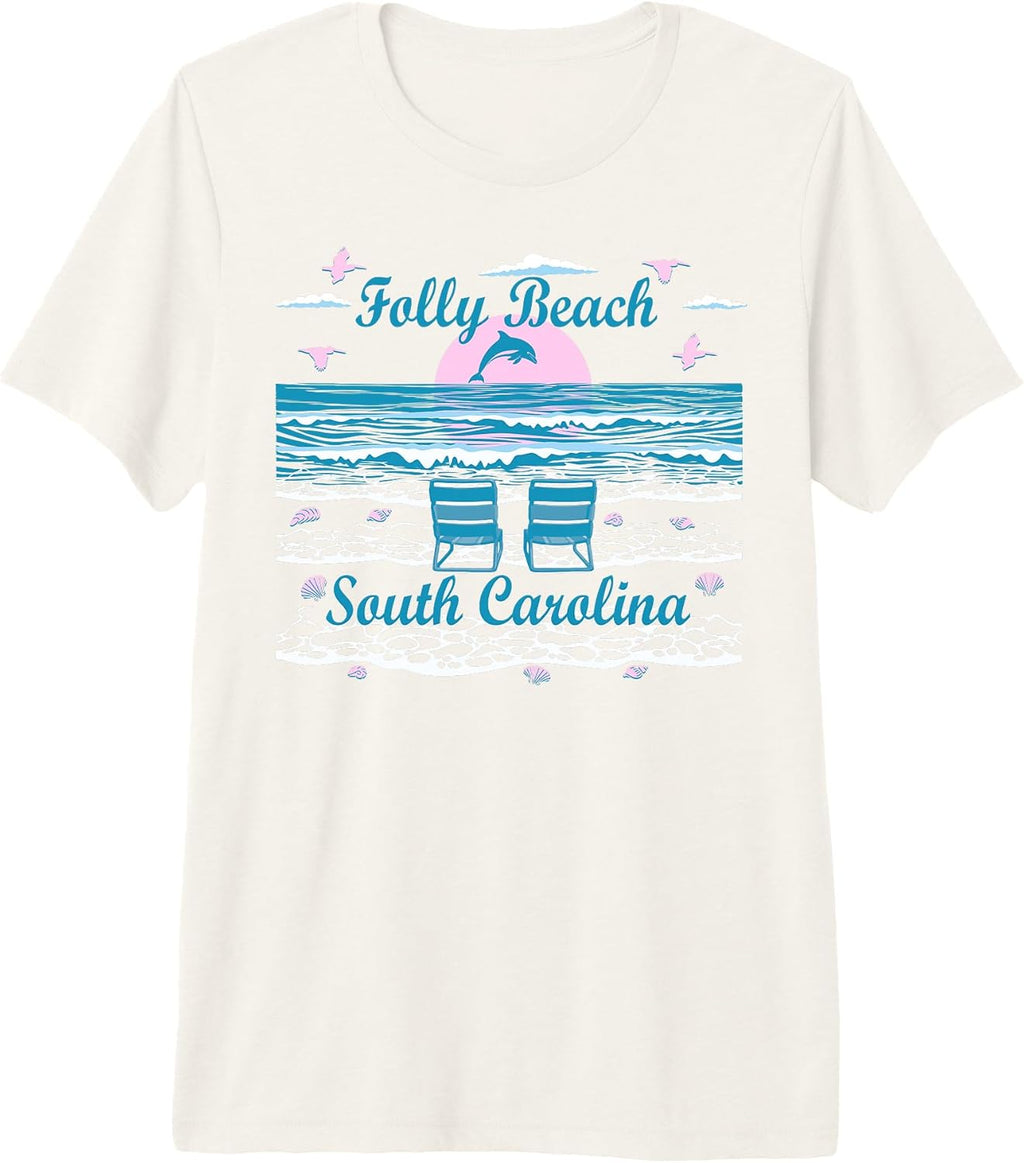 Folly Beach South Carolina Beach Vacation Art