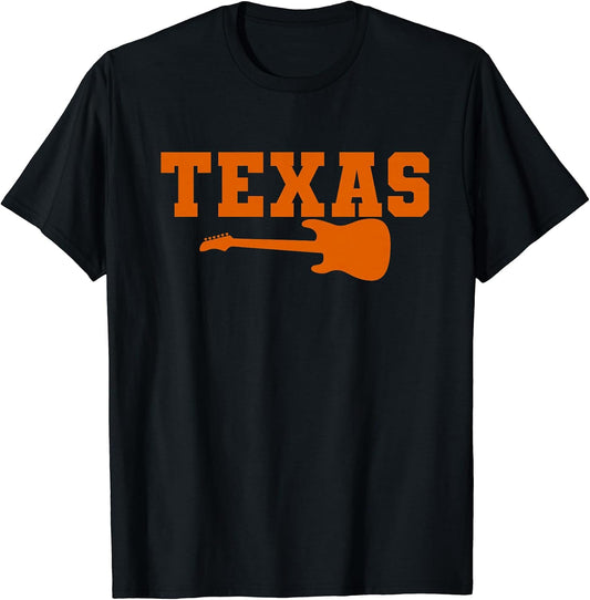 USA Texas Rock and Roll Rock Band Guitar Country Music T-Shirt