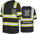 Custom safety Shirts Class 3 Hi Vis Reflective T-Shirt with logo Safety Work Shirts for Men