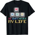 WASD Is what moves my Life PC Gamer Retro Games Gaming Nerd T-Shirt