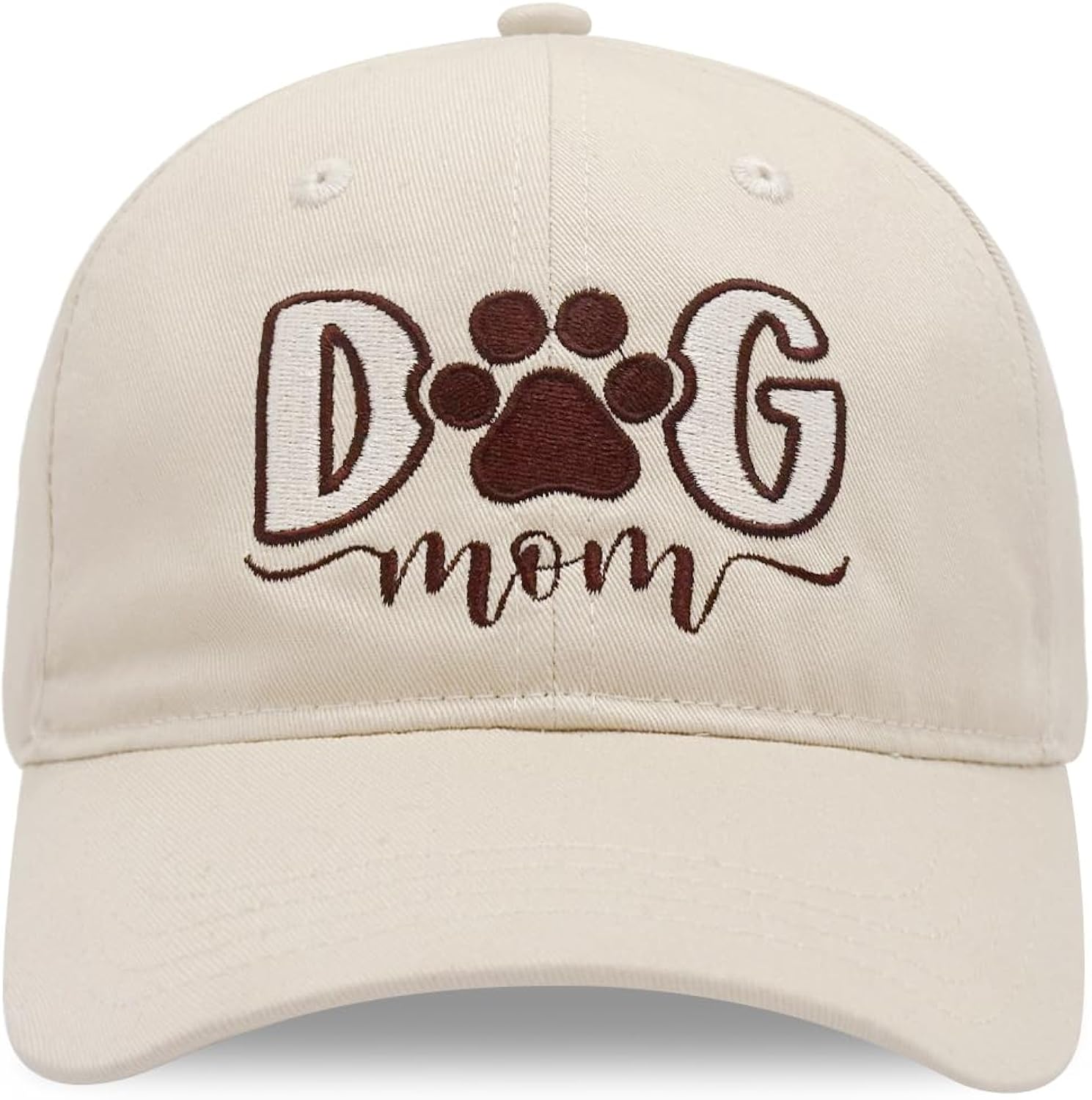 Dog Mom Hat for Women Embroidered Adjustable Baseball Cap Dog Lovers Gifts for Women
