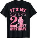Happy 21 Years Old Sister Brother Sister Pink Bday
