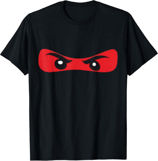 Red Ninja Eyes Funny Costume Martial Arts Merch