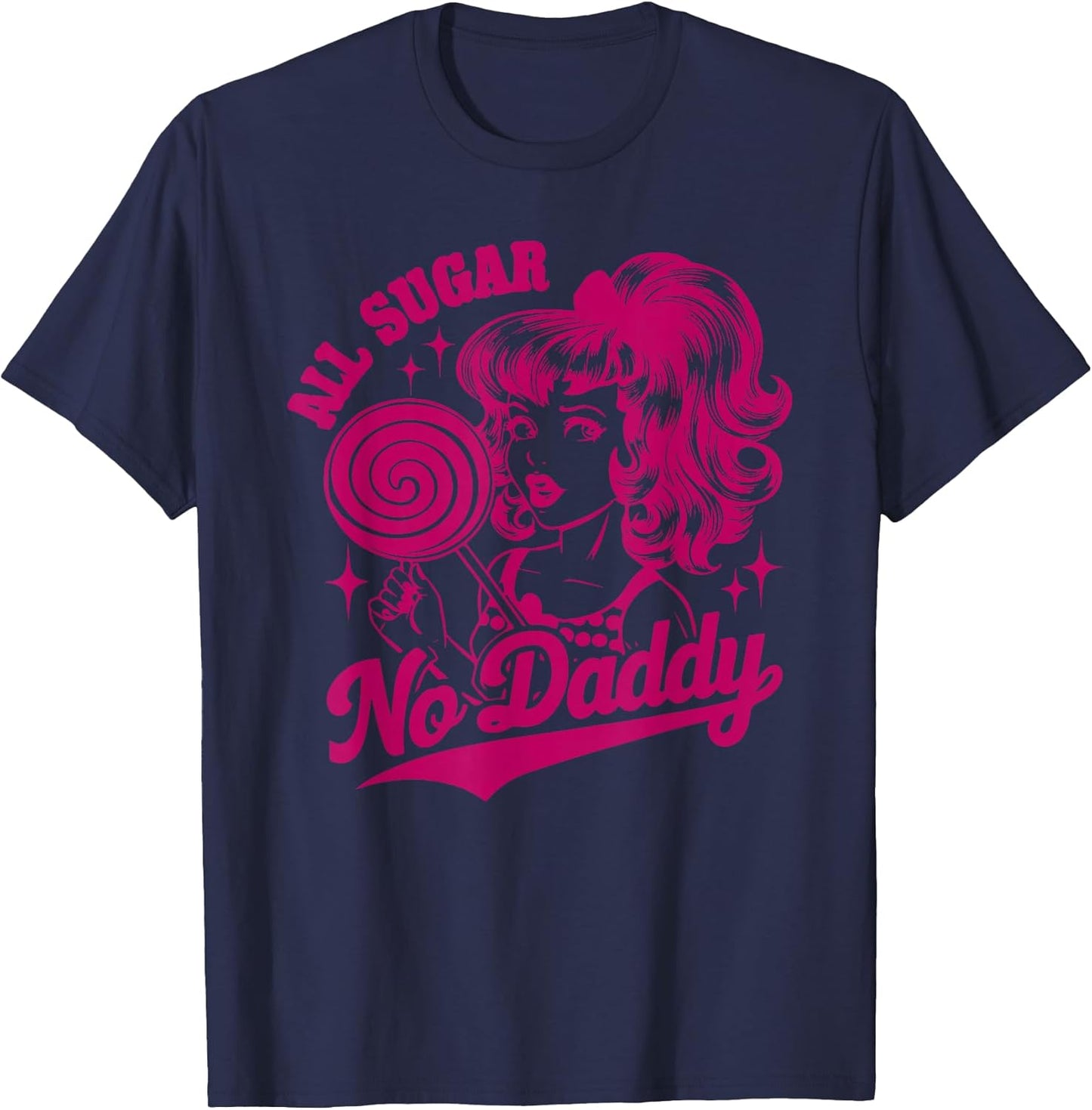Vintage Fun Feminist Pink Girl Tee Merch
