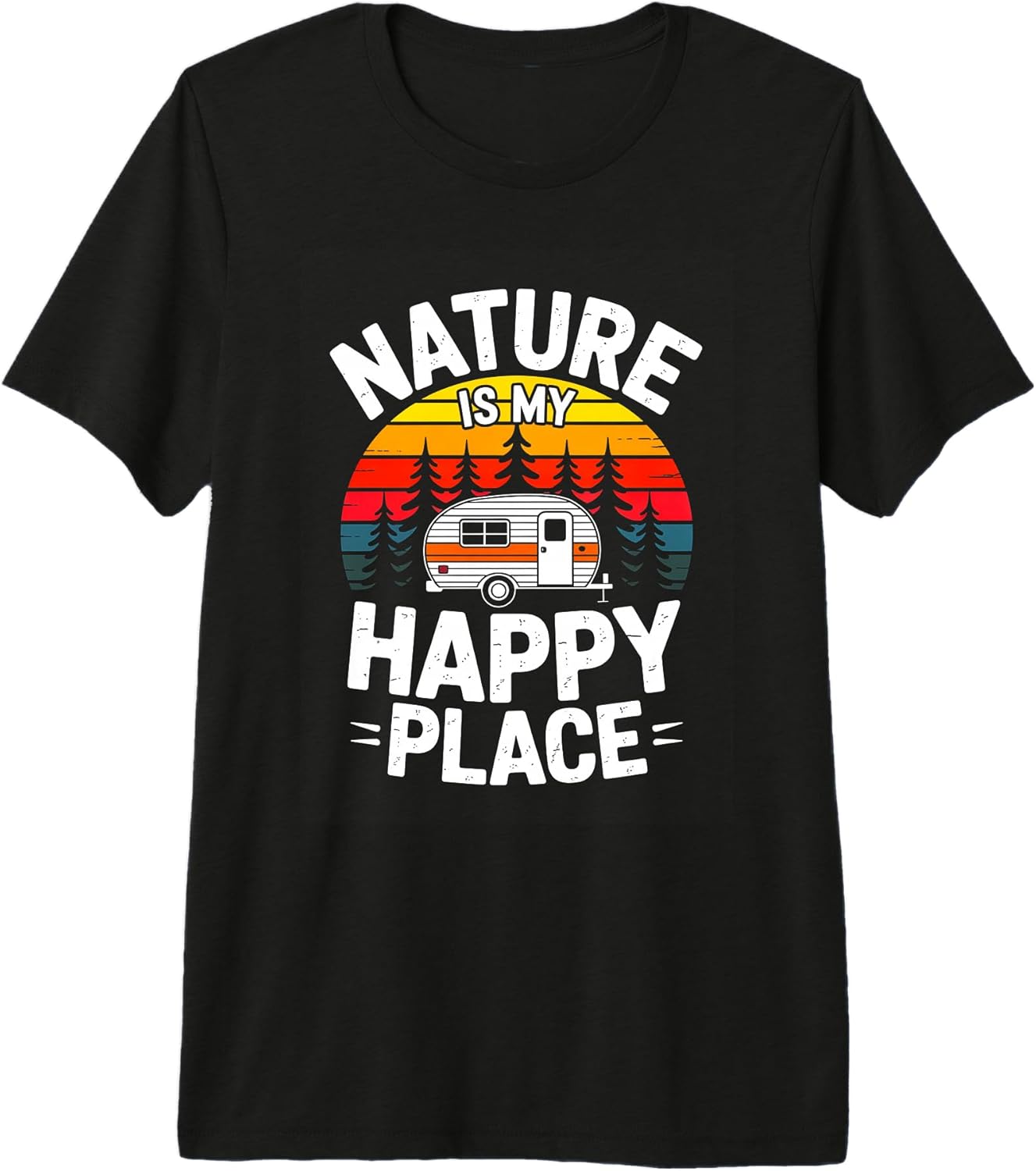Camping Nature Lover Retro Camper
