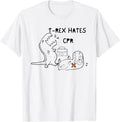 T-Rex Hates CPR Dinosaurs t-shirt