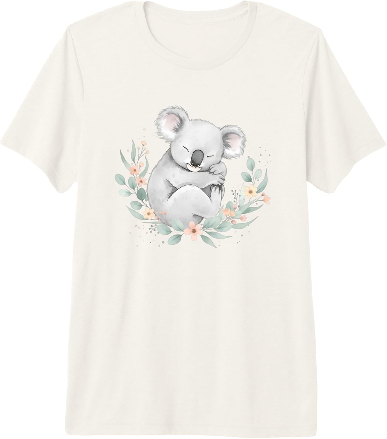 Cute Floral Sleeping Animals Kids Adults Designs