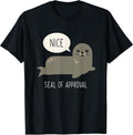 Seal Of Approval Funny Animal Pun Tshirt Pun Gifts