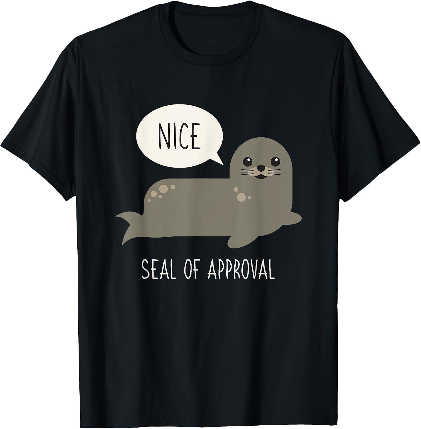 Seal Of Approval Funny Animal Pun Tshirt Pun Gifts