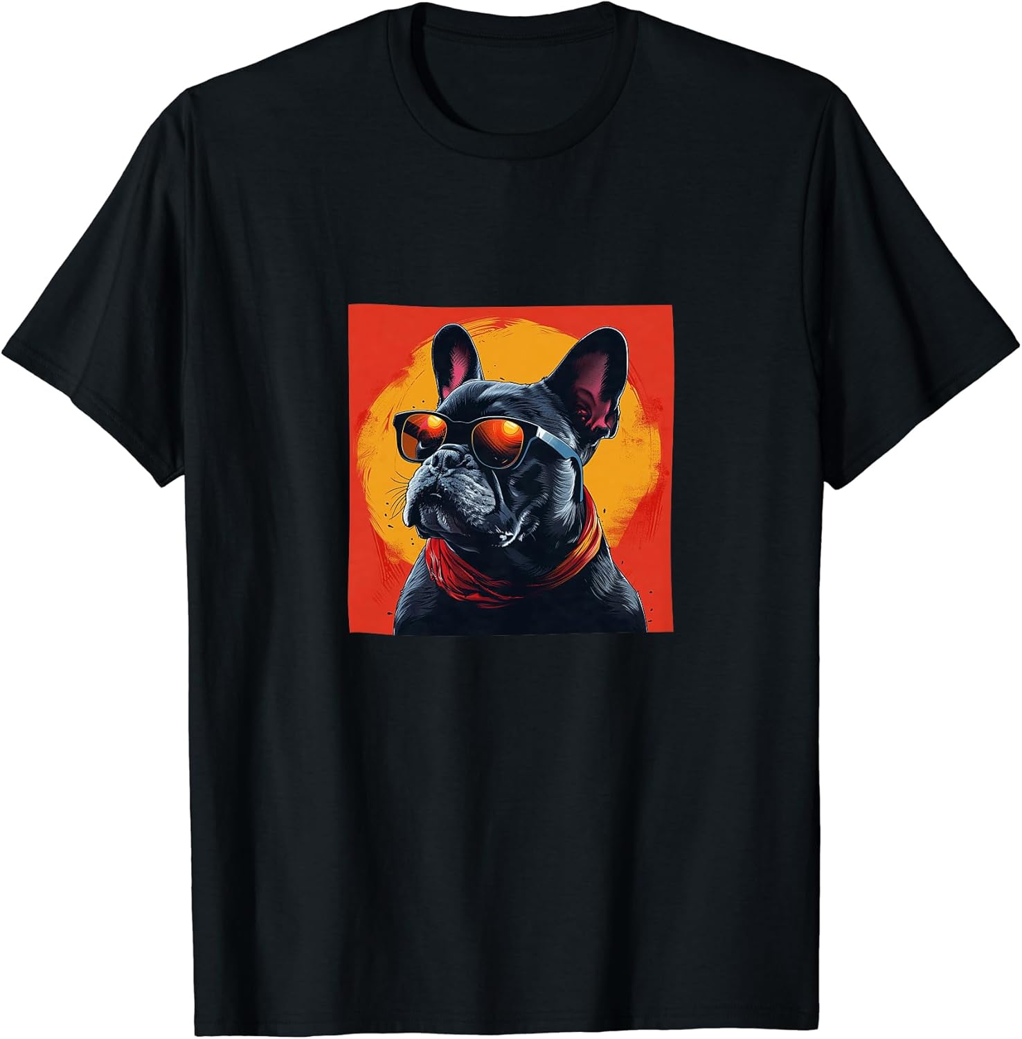 French Bulldog Sunglasses Retro Colorful Merch