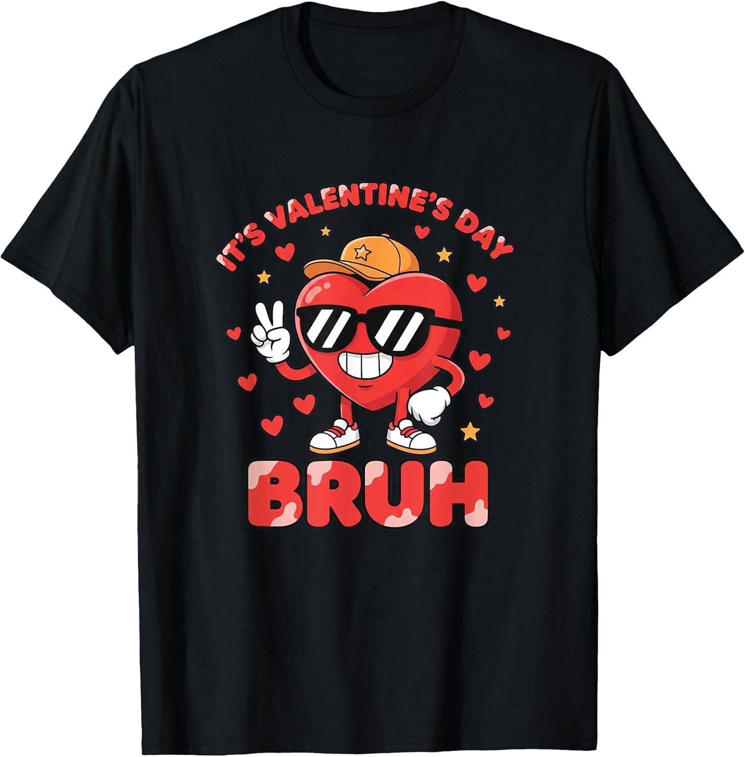 Valentine Heart Bruh Kids Funny Peace Sunglasses