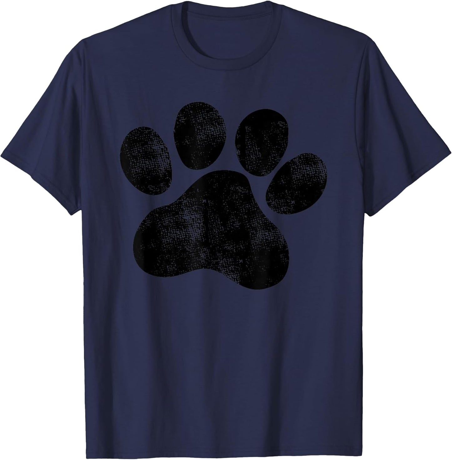 Vintage Dog Paw for Women Men Kids Dog Lovers T-Shirt Small