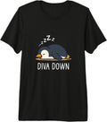 Funny Diva Down Sleepy Penguin