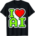 I Love AI Heart Artificial Intelligence Products