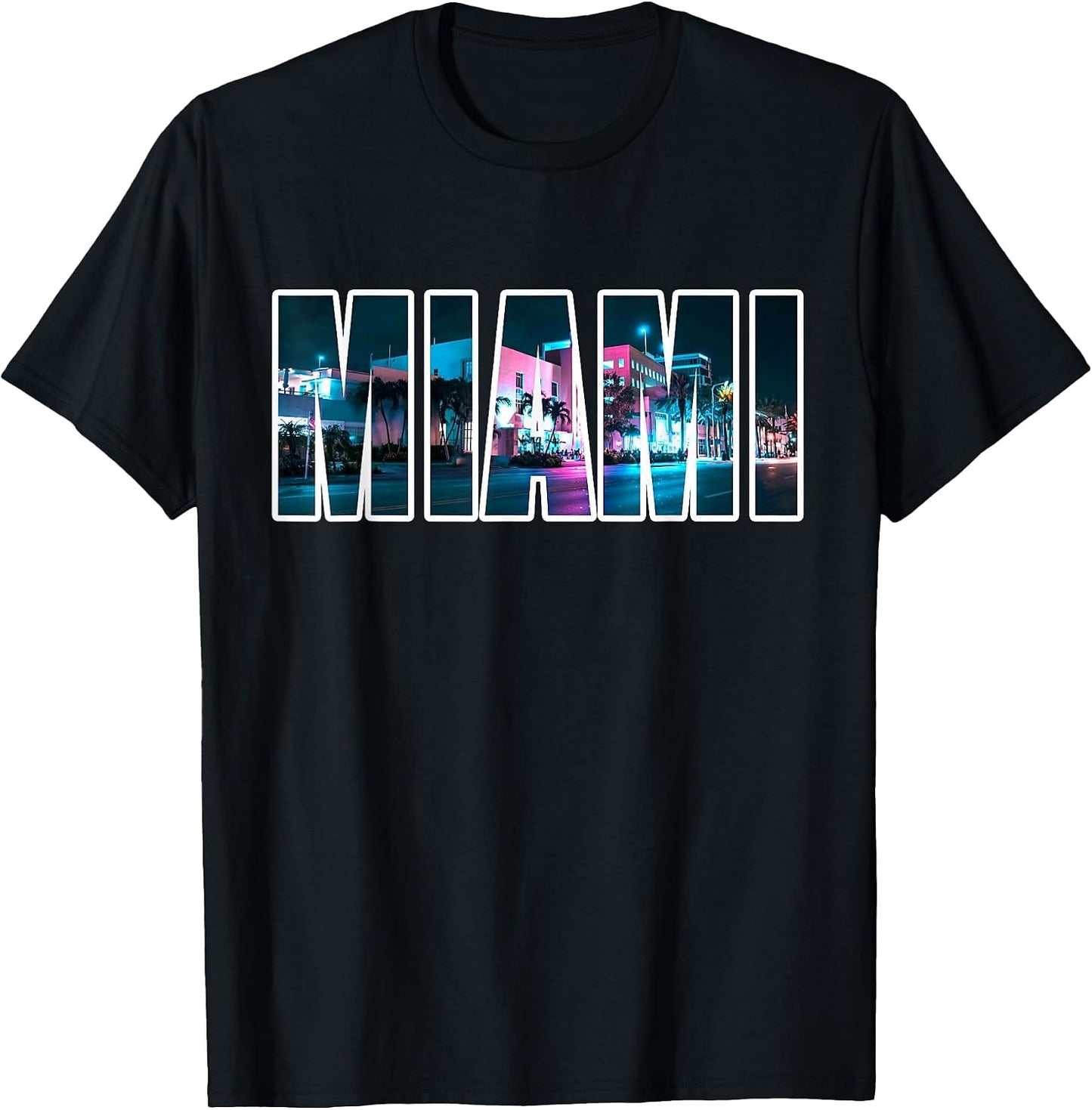 Miami Florida Palms Night Light