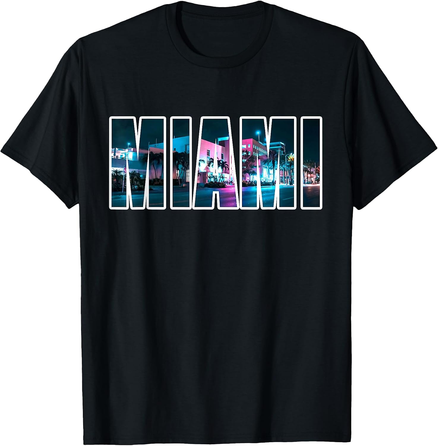 Miami Florida Palms Night Light