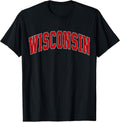 Wisconsin WI Vintage Athletic Sports Design for Men Women T-Shirt
