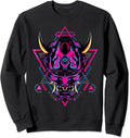 Samurai Demon Oni Akuma Mask Bushido Spirit Japanese Sweatshirt