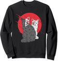 Japan Anime Mask Kitsune Cat Samurai Oni Monster Sweatshirt