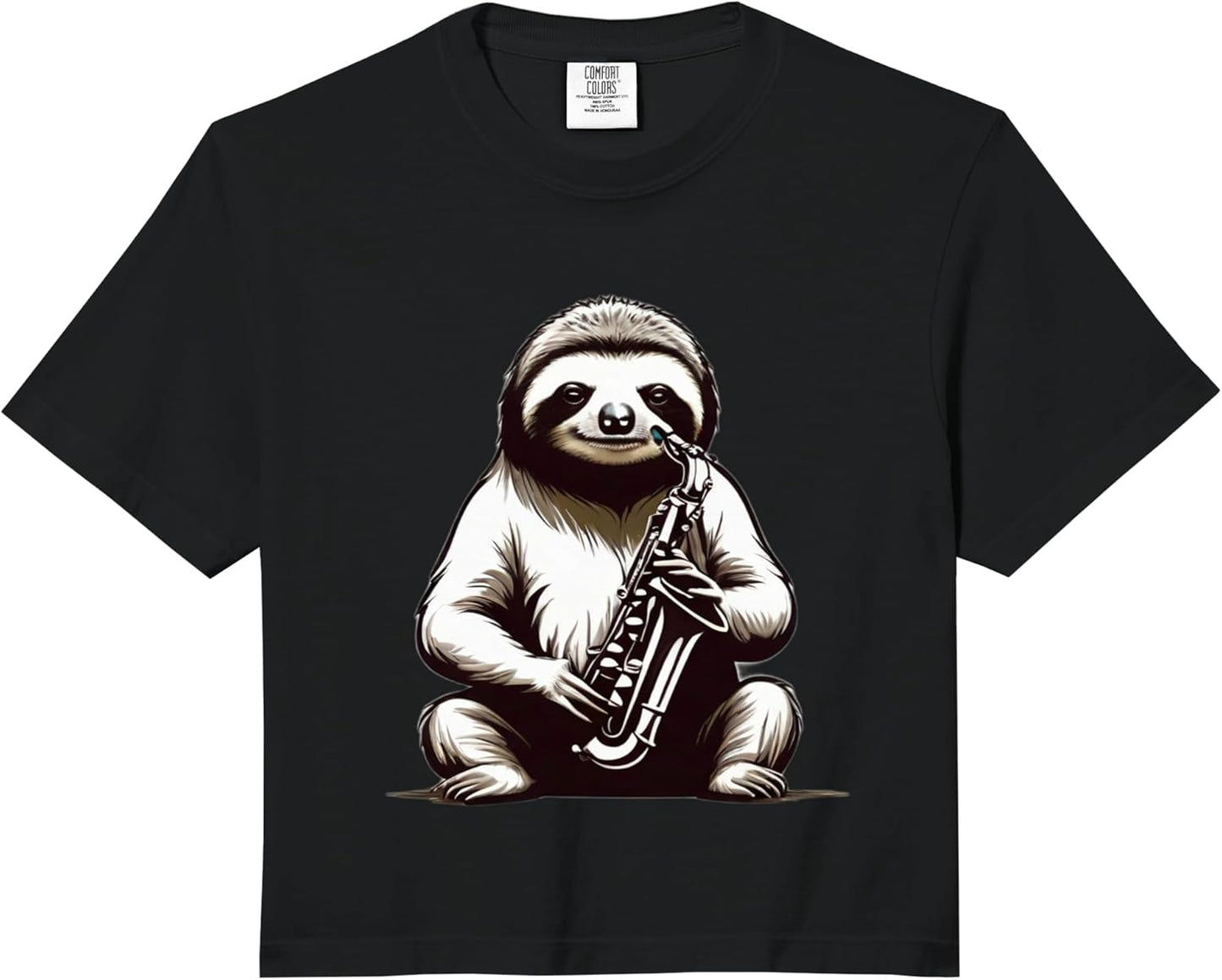 Saxophone Playing Sloth Merch Sloth With Saxophone