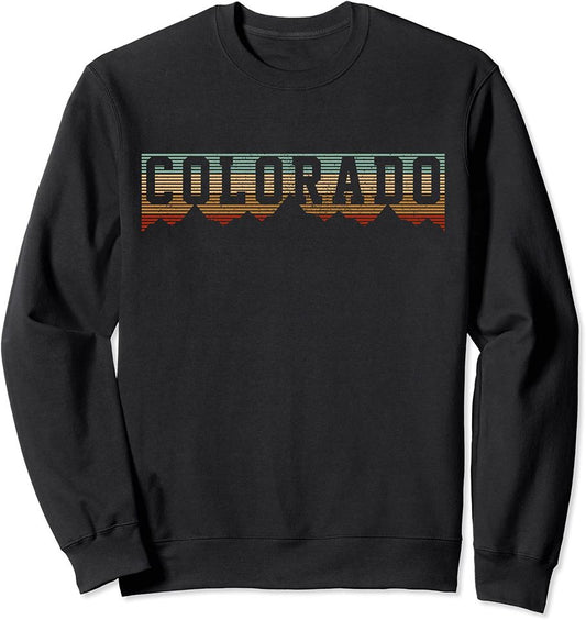 Colorado Vintage Rocky Mountains Nature Outdoor Hiking Gift Sweatshirt