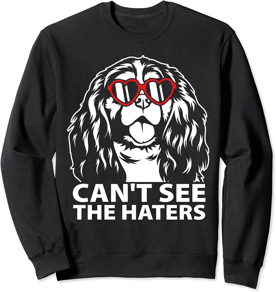 Can't See The Haters Cavalier With Glasses Sweatshirt