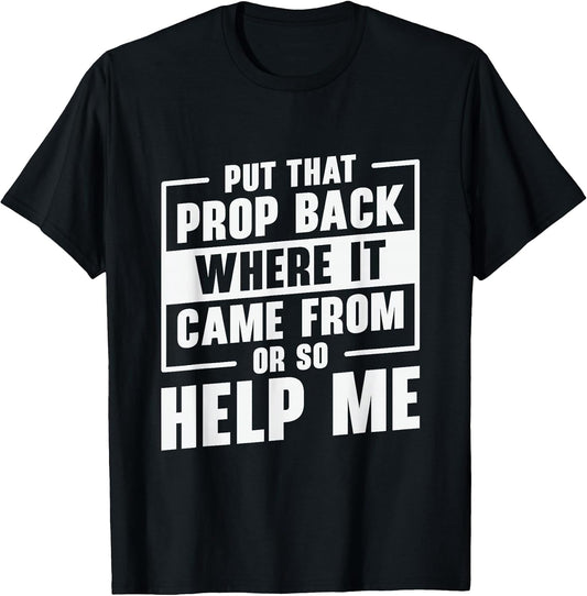 Theater Will Be Drama - Funny Stage Crew Merch