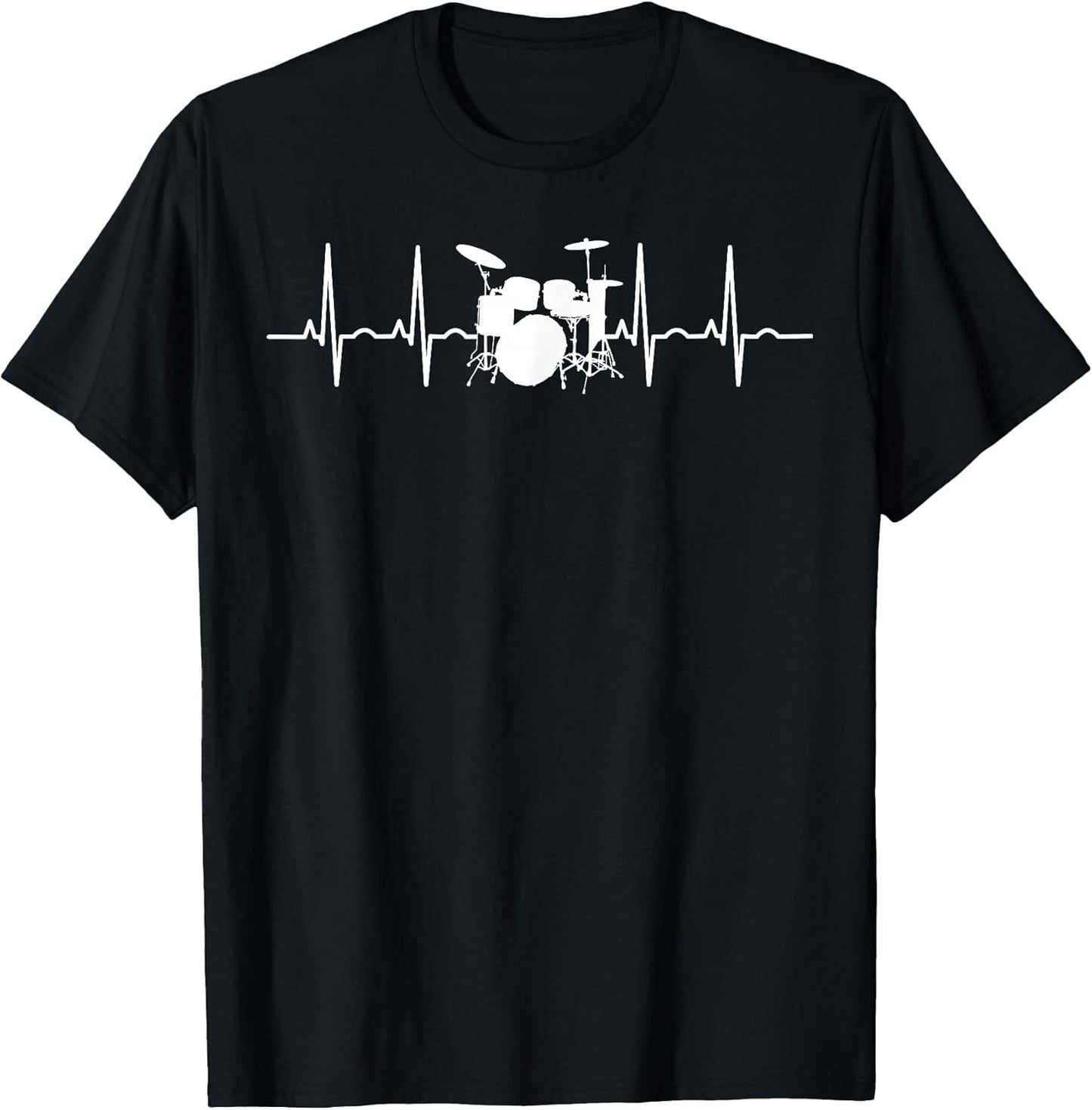 Drummer Heartbeat Drums Player Music Band Heartbeat T-Shirt